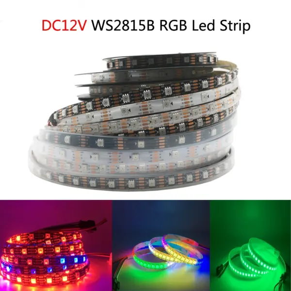 Xnbada Dc12V Ws2815 Rgb สายไฟ Led 30 / 60 / 100 / 144 Leds / M สําหรับตกแต่ง