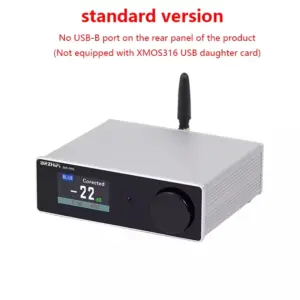 ถอดรหัสเสียงดิจิตอล Dual ES9038Q2M DAC DSD512 768KHZ 32BIT Lossless ถอดรหัส QCC3084 บลูทูธ 5.4 ถอดรหัสไฮไฟ XMOS XU316 USB
