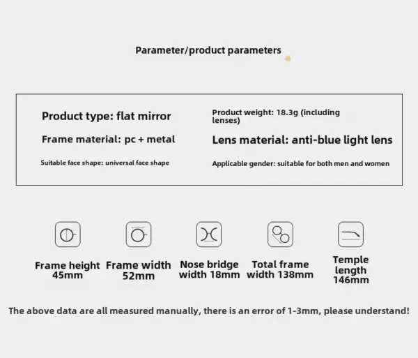 0 ~ + 4.0 สีเปลี่ยน ต่อต้าน-สีฟ้า กรอบใหญ่ แฟชั่น โฟโตโครมิก สายตายาวกรอบแว่นตาป้องกันรังสีแว่นตาอ่าน - Image 7