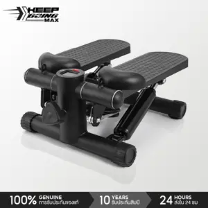 Mini Stepper เครื่องออกกำลังกายแบบก้าวเหยียบ เครื่องบริหารต้นขา มาพร้อมสายแรงต้าน การออกกำลังกายในร่ม เครื่องออกกำลังกาย