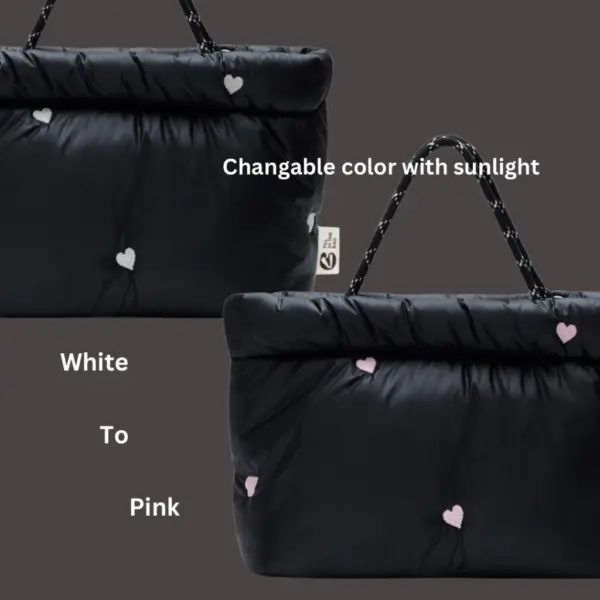 Fill in the bag กระเป๋าไนลอน รุ่น Hold my heart - Image 2